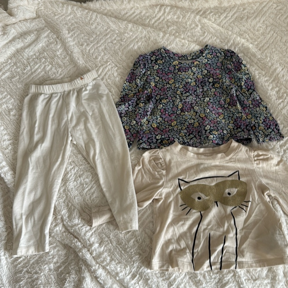 EUC, Gap, 18-24 months, two long sleeve tops and one bottom